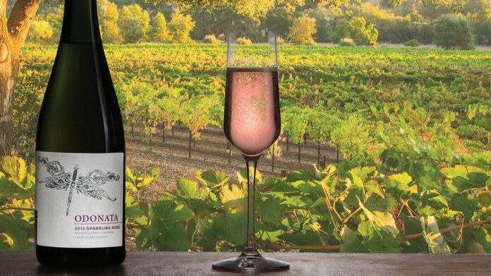 Flexible Sparkling Rosรฉ from Odonata Wines Odanata Wines