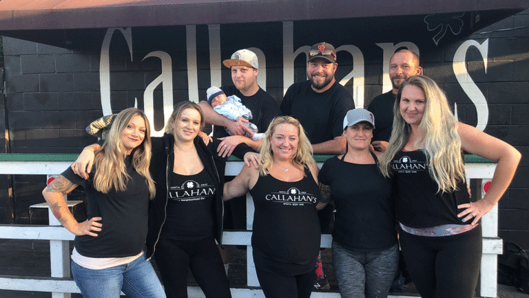 Dive Bar Softball Team Celebrates Birth, Awaits Five More