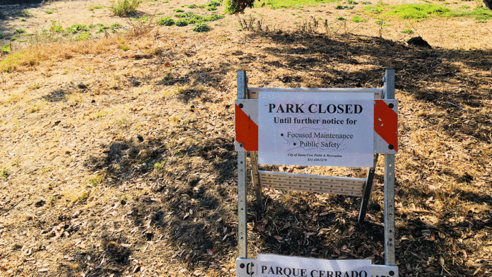 Protest Planned as City Shutters Homeless Camp, Fences Parks San Lorenzo homeless