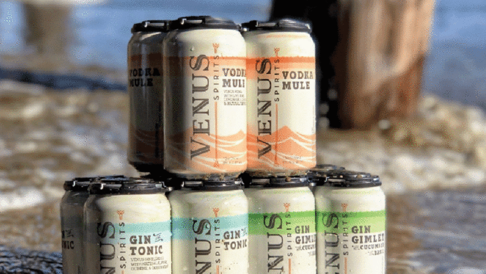 Venus Spirits Debuts Cocktails-in-a-Can Venus Spirits