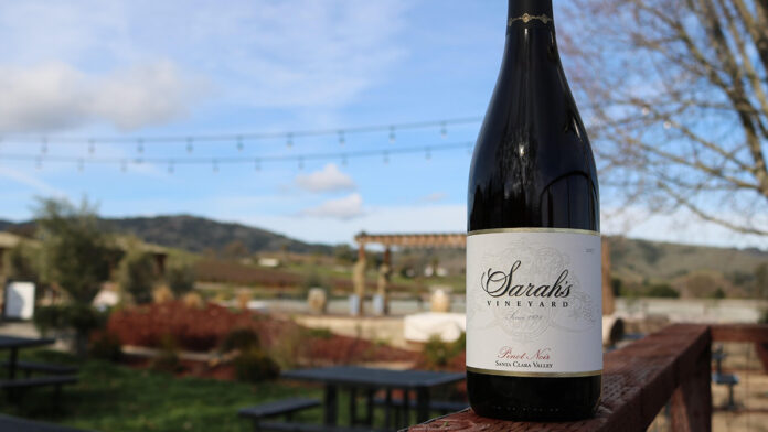 A Luscious Pinot Noir 2017 from Sarah’s Vineyard 2017 Santa Clara Valley Pinot Noir from Sarah’s Vineyard
