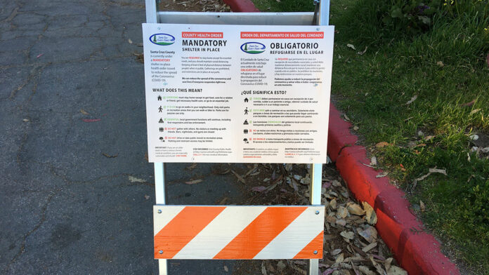 Santa Cruz County Sheriff’s Office Will Enforce Shelter-in-Place Order