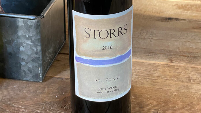 Storrs Winery and Vineyards’ Memorable 2016 St. Clare Red Wine