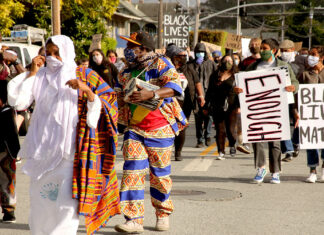 Hundreds Demand Change at Santa Cruz Juneteenth March