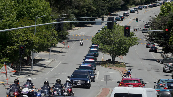 Santa Cruz in Photos: Police Procession for Slain Deputy