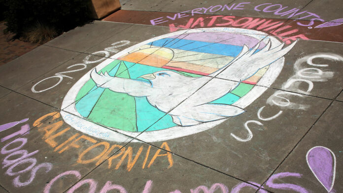 Santa Cruz in Photos: Census Art Offers Reminder That Everyone Counts