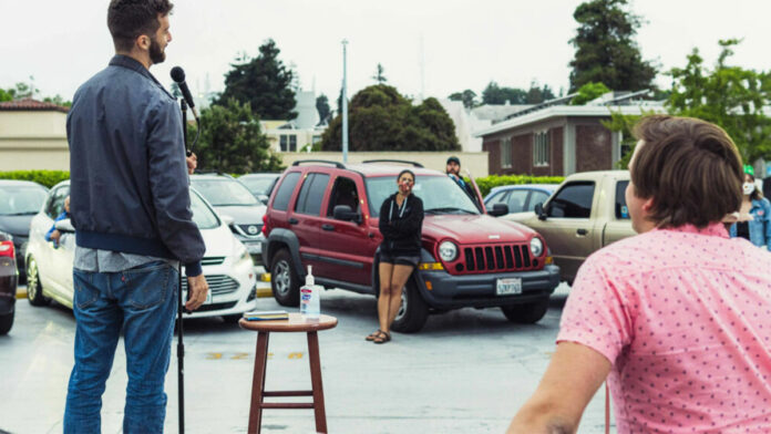 Parking-Lot Comedy Offers Laughs in the Time of Covid-19