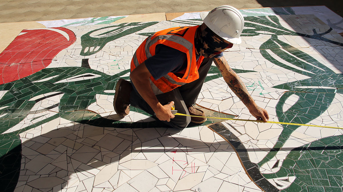 Massive Watsonville Mosaic Moves Into Second Phase