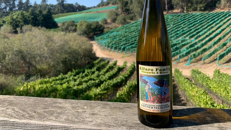 Alfaro Family Vineyards’ Superb Grüner Veltliner 2019