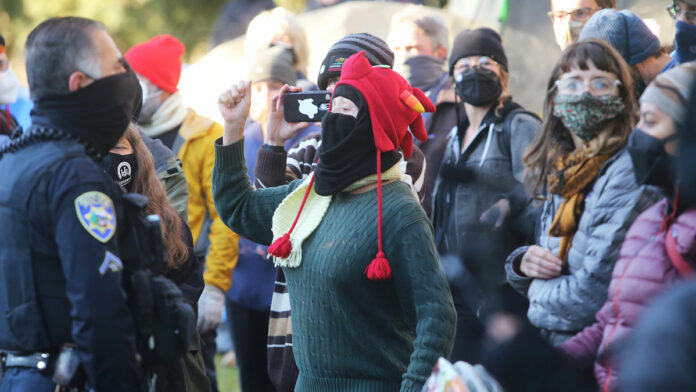 Santa Cruz Retreats from Homeless Sweep as Protesters Push Back