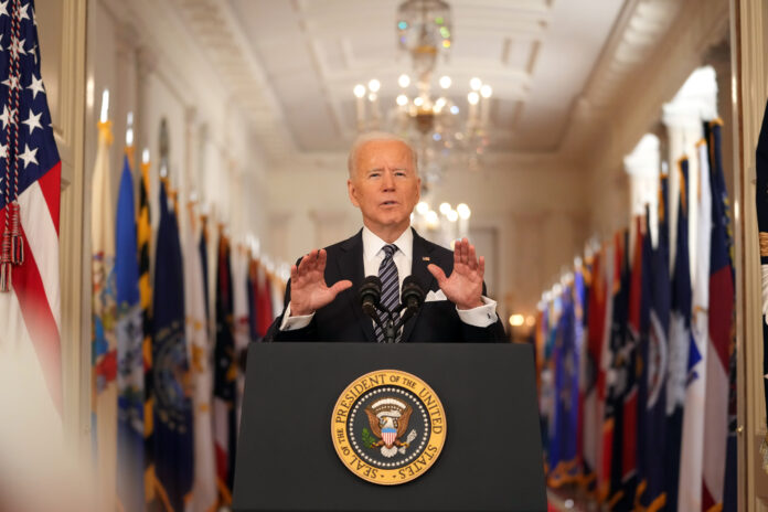 Biden Tells Nation There Is Hope After a Devastating Year