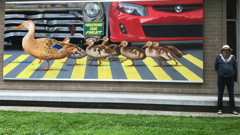 Local Artist Seeks New Home for Community Safety Mural