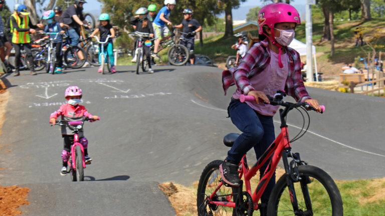 Free, All-Girls Pumptrack Clinic Held at Ramsay Park