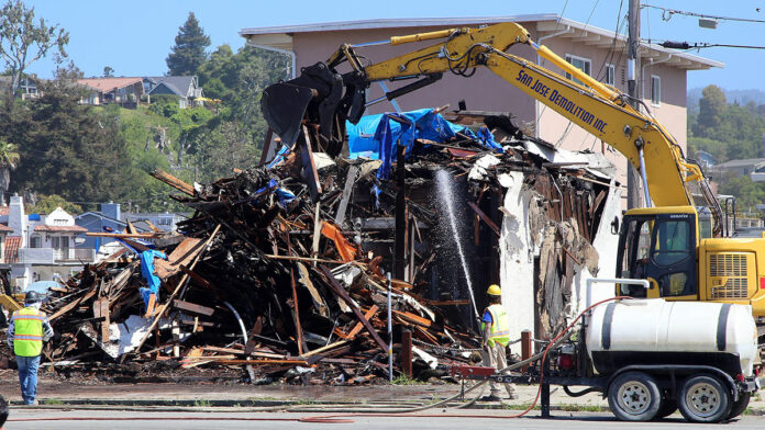 Historic SeaBreeze Tavern Being Demolished Following Fire