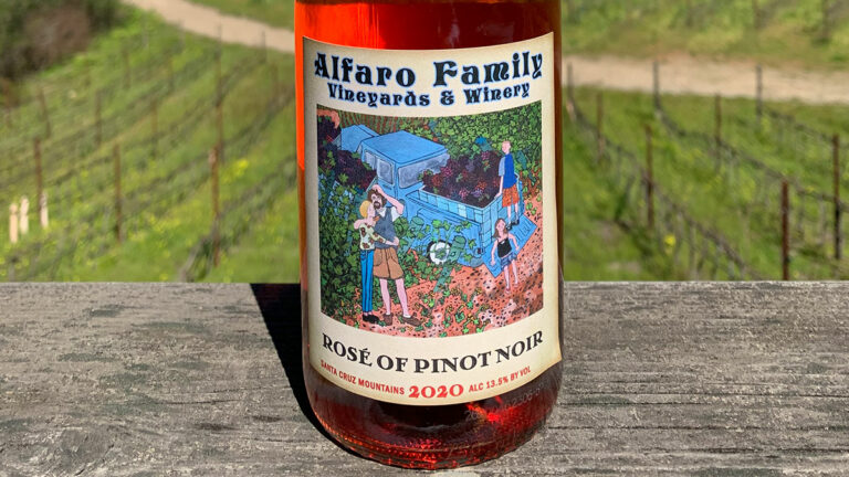 Alfaro Family Vineyards & Winery’s Bright Rosé of Pinot Noir