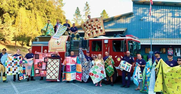 Quilt Donation Program for Fire Victims Wrapping Up