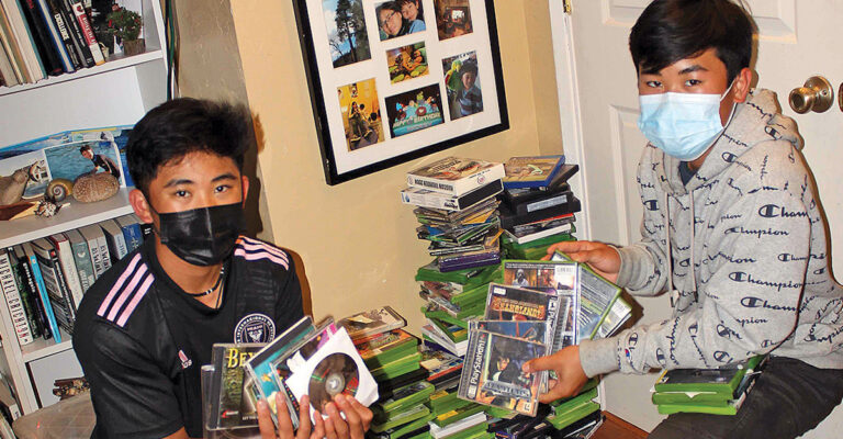Brothers Collecting Used Games to Send to Kenya