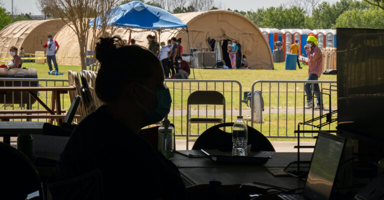 In Texas, a Quarantine Camp for Migrants with COVID-19