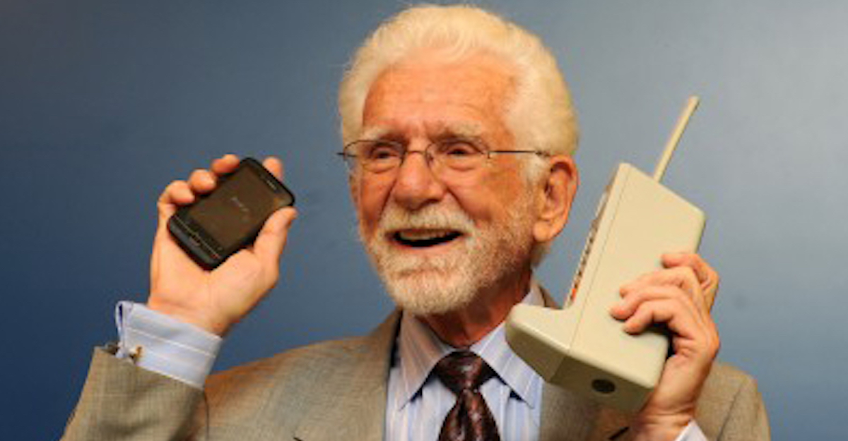 The first mobile phone was created in 1973 by Martin Cooper