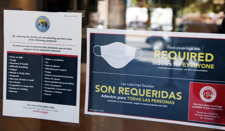 County Lifts Indoor Mask Mandate as Covid-19 Cases Fall