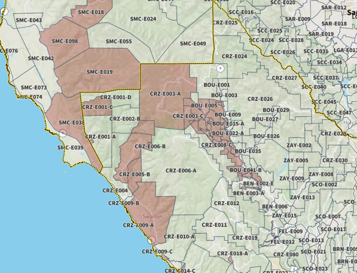 County issues evacuation orders for communities near CZU burn scar debris flows