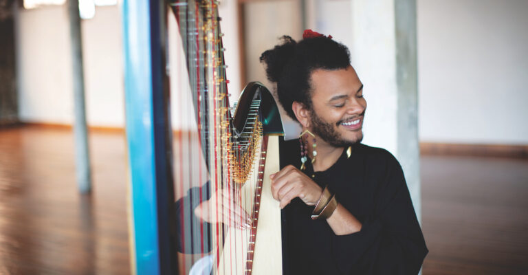 Singer-Songwriter Harpist Calvin Arsenia to Perform Lille Aeske Arthouse