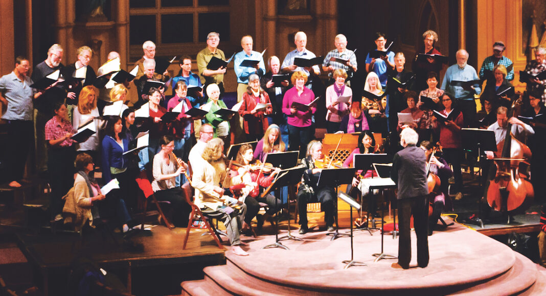 Rehearsal for Joyful Reunion concert