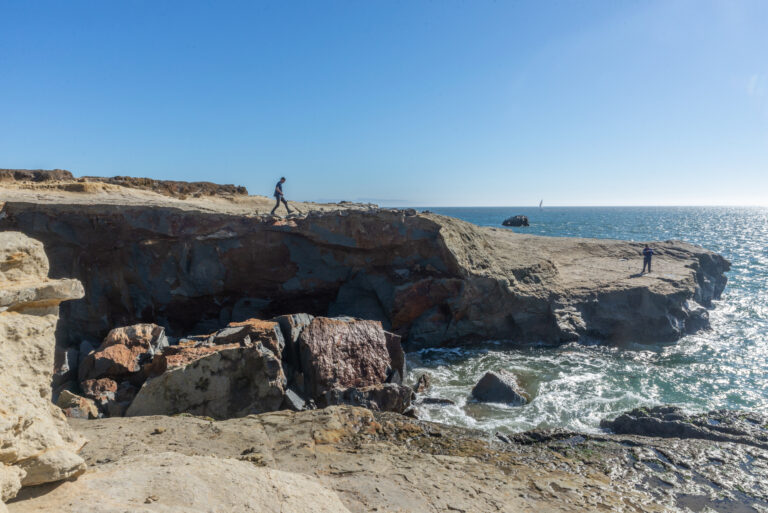 Lighthouse Point Rocked by Erosion