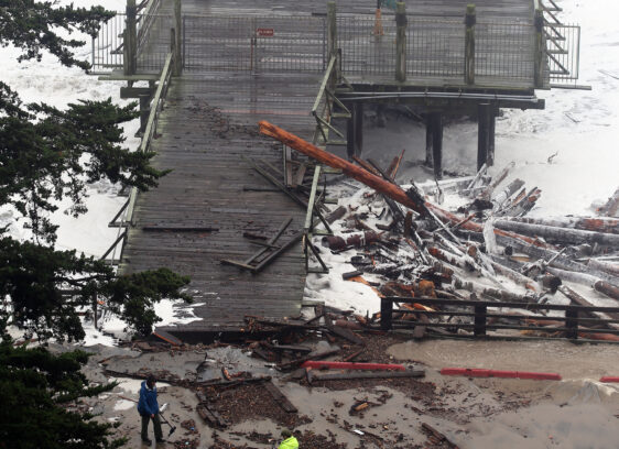 Santa Cruz County Takes Shelter From the Storm