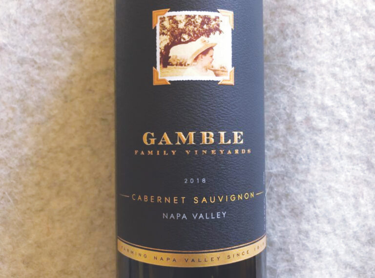 Gamble’s 2018 Cabernet Sauvignon Sizzles with Sweetness