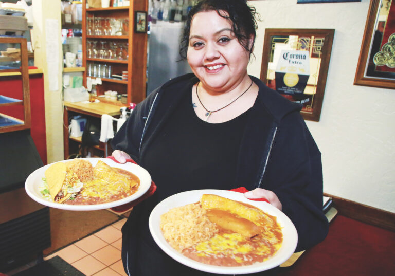 El Toro Bravo Rocks Sizzling Enchiladas