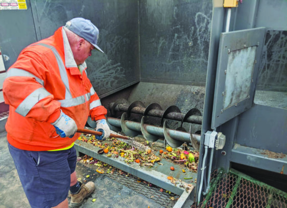 Our Shot to Let it Rot Compost worker