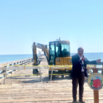 Image for display with article titled Capitola Wharf Construction Underway