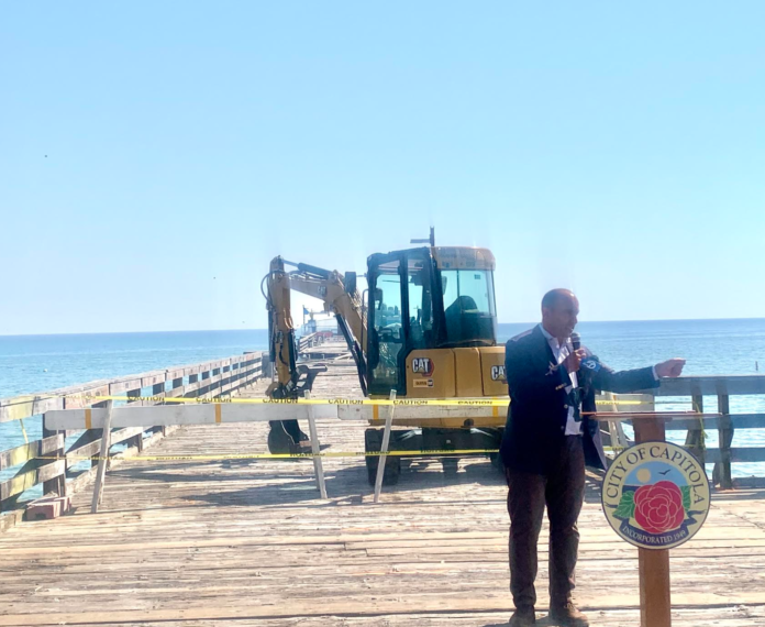 Capitola Wharf Construction Underway