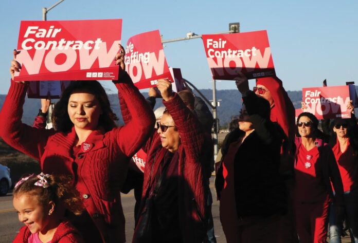 Nurses At Watsonville Hospital Picket Nurses at Watsonville Community Hospital