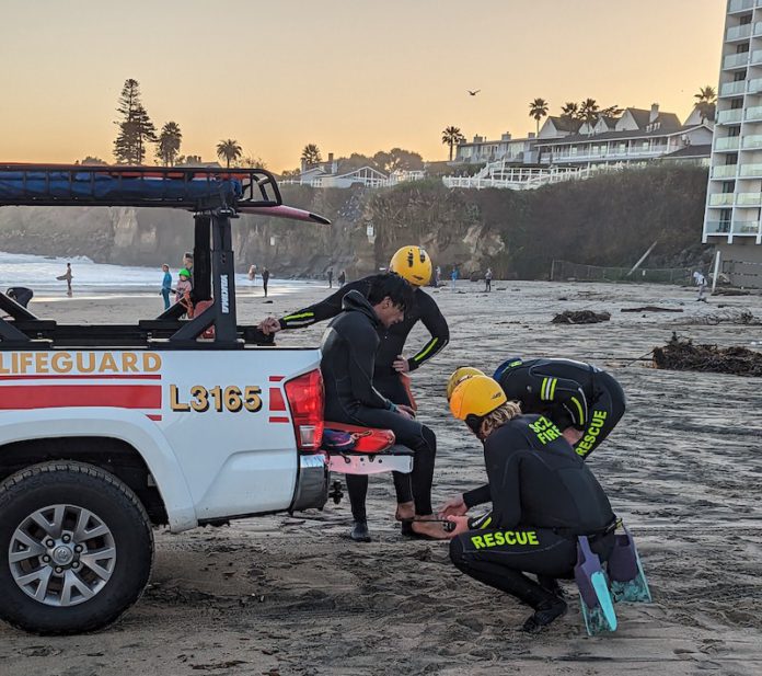 Storms And Huge Swells Caused Numerous Water Rescues Water Rescue