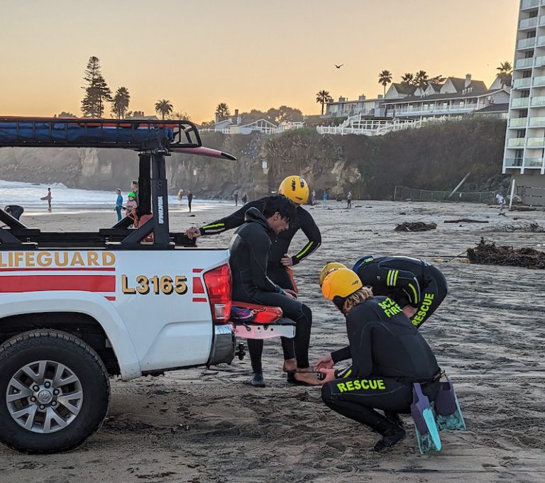 Storms And Huge Swells Caused Numerous Water Rescues