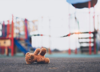 Child Protective Services Criticized by Santa Cruz County Grand Jury teddy bear abandoned on a street
