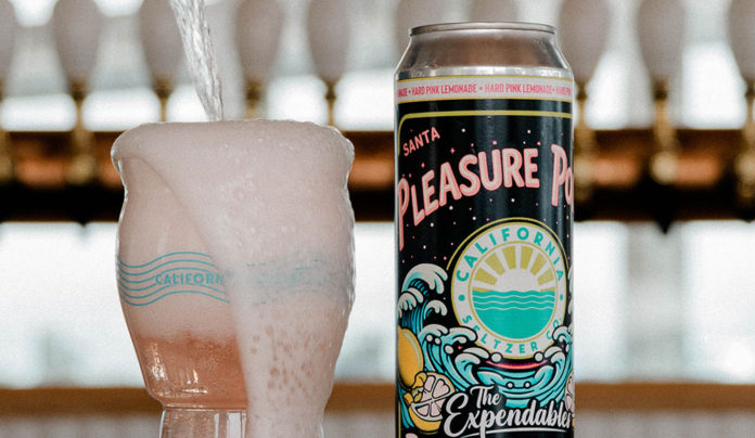 Sippinโ on Something Good with the Expendables Pleasure Point hard lemonade from The Expendables