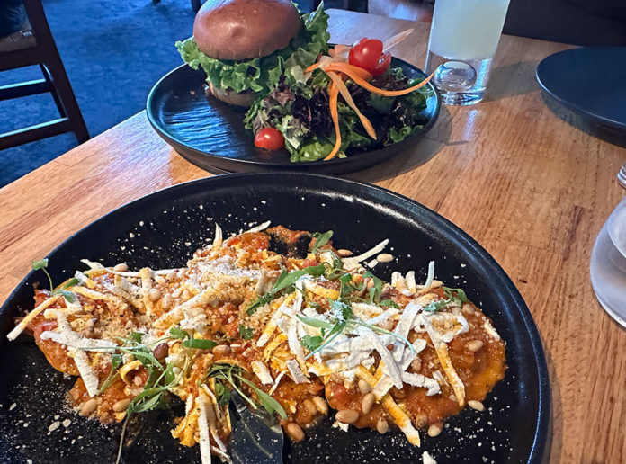 Toast to Italy Plated foods at Oblo restaurant