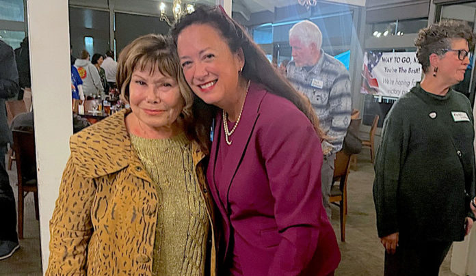 Kim De Serpa Takes Early Lead for Supervisor District 2 Seat Two women posing for a picture