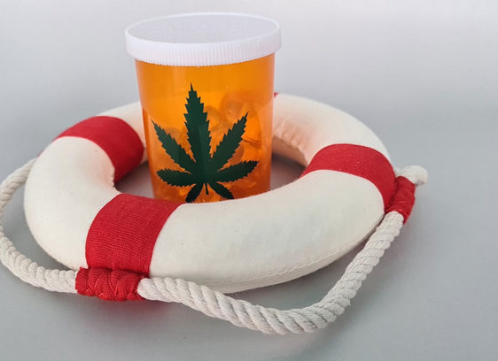 Rx for OD? cannabis with life preserver