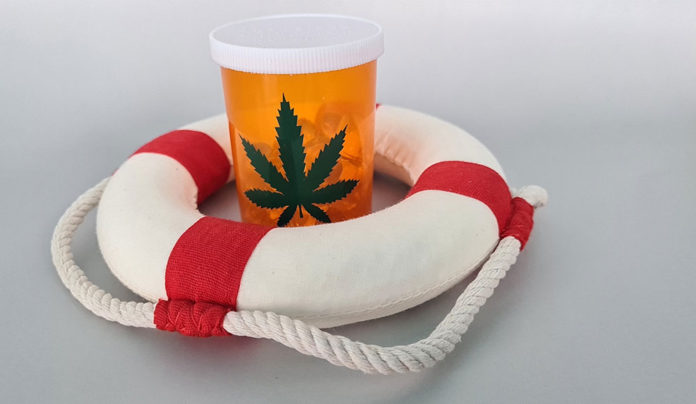 Rx for OD? cannabis with life preserver