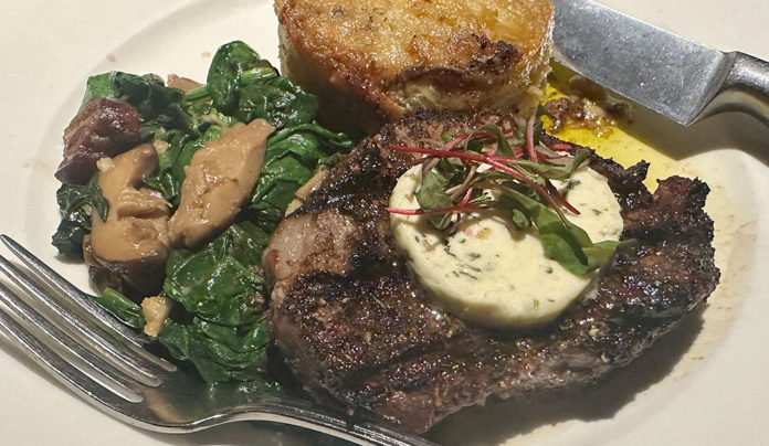 Bring a Party Hat top sirloin at Shadowbrook