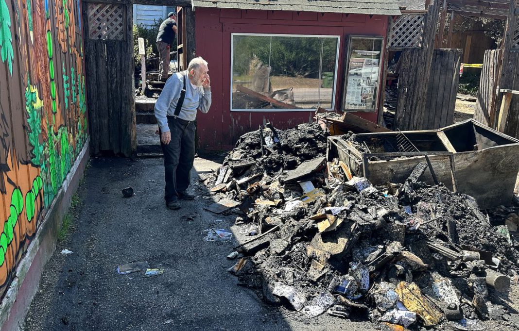 Fire rips through Bigfoot Museum property | Good Times