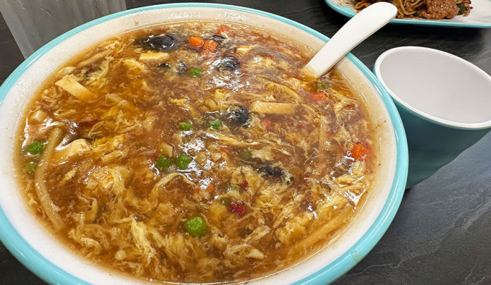 Far East Feast Foodie File photo hot and sour soup at Noodle Time