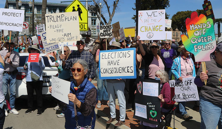 Thousands in Watsonville Tell Trump, Musk ‘Hands Off!’