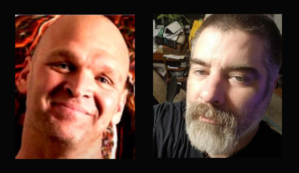 Head shots of two men