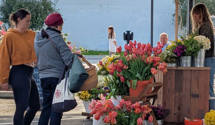 The Santa Cruz Farmersโ Market Scene: A Feast for the Senses Wellness photo tulips