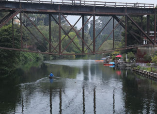 Sticker Shock Trestle bridge in Capitola